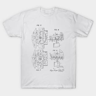 Trolley System Vintage Patent Hand Drawing T-Shirt